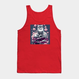 "Musician Cat T-Shirt: Feline Style in Harmony | High-Quality Printing" Tank Top